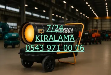 İnşaat Nem Kurutma Ekipmanları Mazotlu Isımak Kiralık