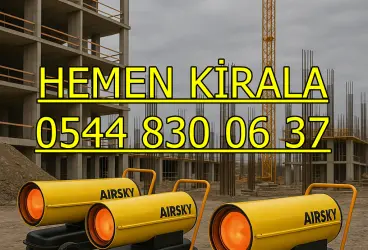 İnşaat Nem Kurutma Makinesi Kiralama Mazotlu Isımak Kiralık