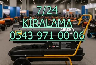 Isıtıcı kiralama Mazotlu Isımak Kiralık
