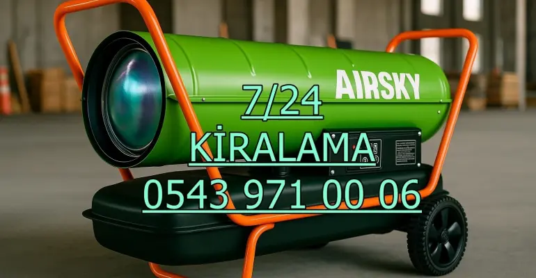 Isımak Elektrikli Isıtıcı Kiralama Firmaları Mazotlu Isımak Isıtıcı Kiralık